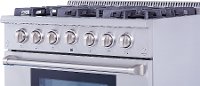 HRG3618U Thor 36 Inch Professional Gas Range - Stainless Steel-3