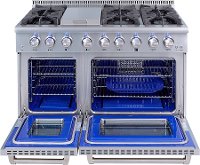 HRG4808U Thor 48 Inch Professional Gas Range - Stainless Steel-2