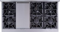 HRG4808U Thor 48 Inch Professional Gas Range - Stainless Steel-4