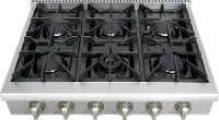 HRT3618U Thor 36 Inch Professional Gas Rangetop - Stainless Steel