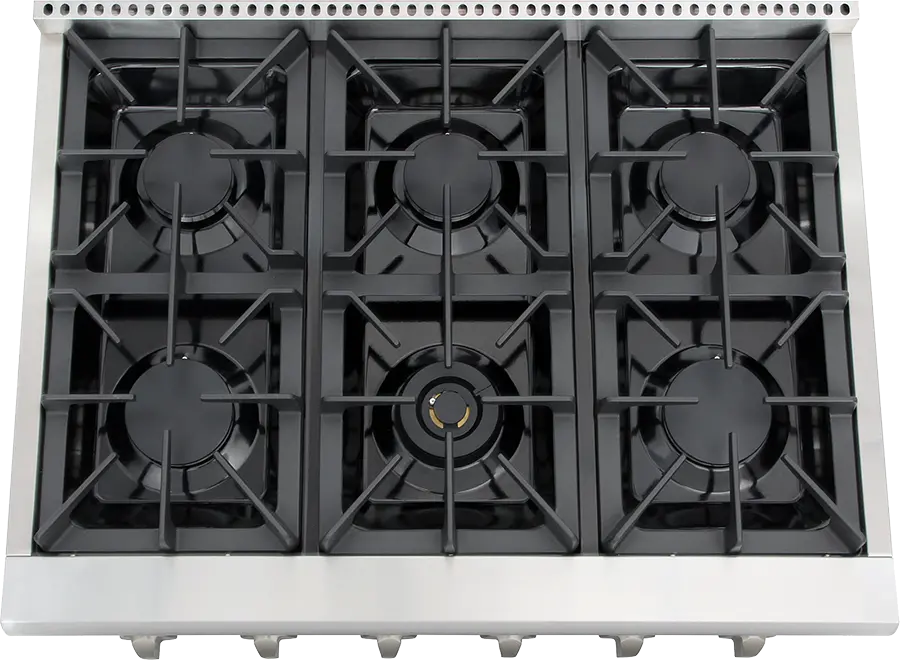 HRT3618U Thor 36 Inch Professional Gas Rangetop - Stainless Steel-2
