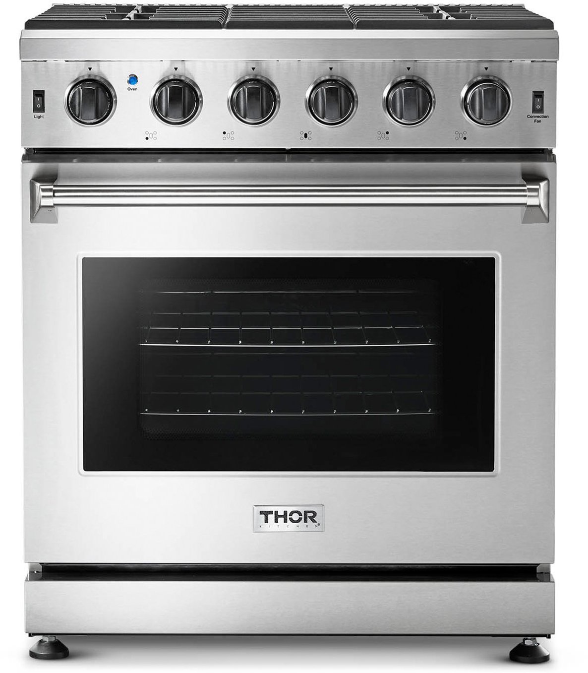 LRG3001U Thor 30 Inch Professional Gas Range - 4.55 cu. ft., Stainless Steel-1