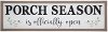 Painted Gray Porch Season Wall Decor
