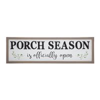 Painted Gray Porch Season Wall Decor