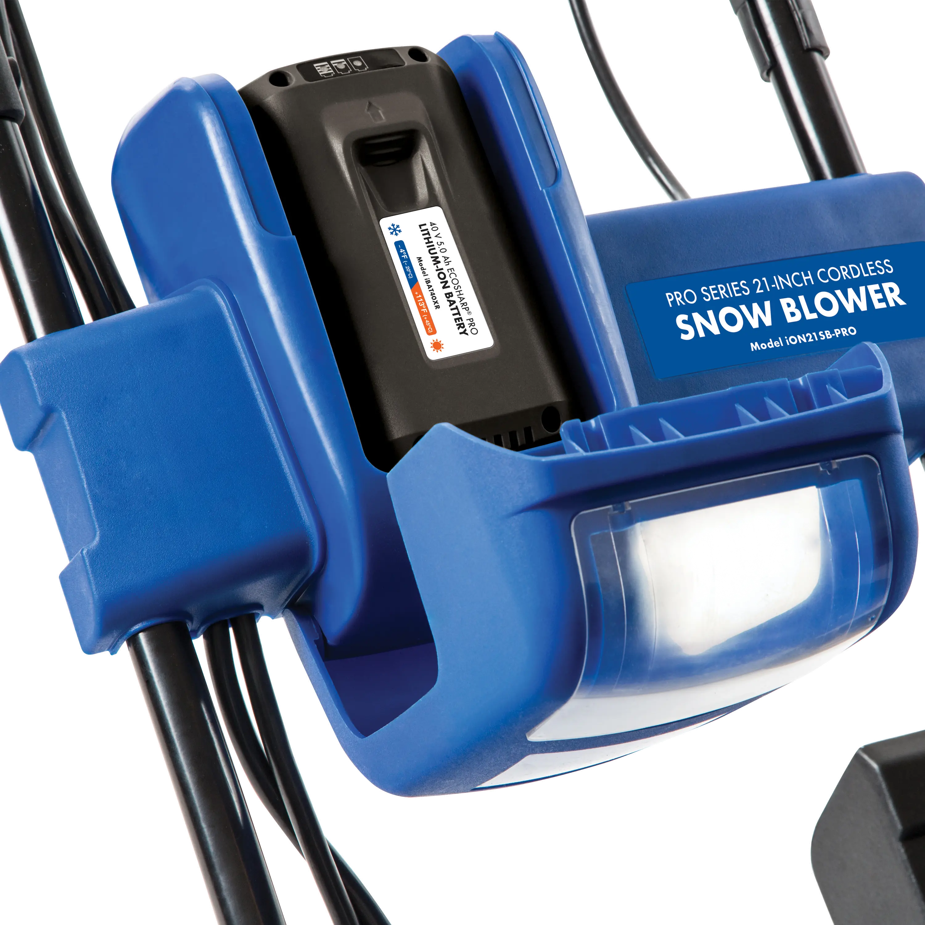 ION21SB-PRO Snow Joe iON PRO 21 Inch 40 Volt Cordless Snow Blower-7