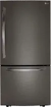 LRDCS2603D LG 25.5 cu ft Bottom Freezer Refrigerator - Black Stainless Steel