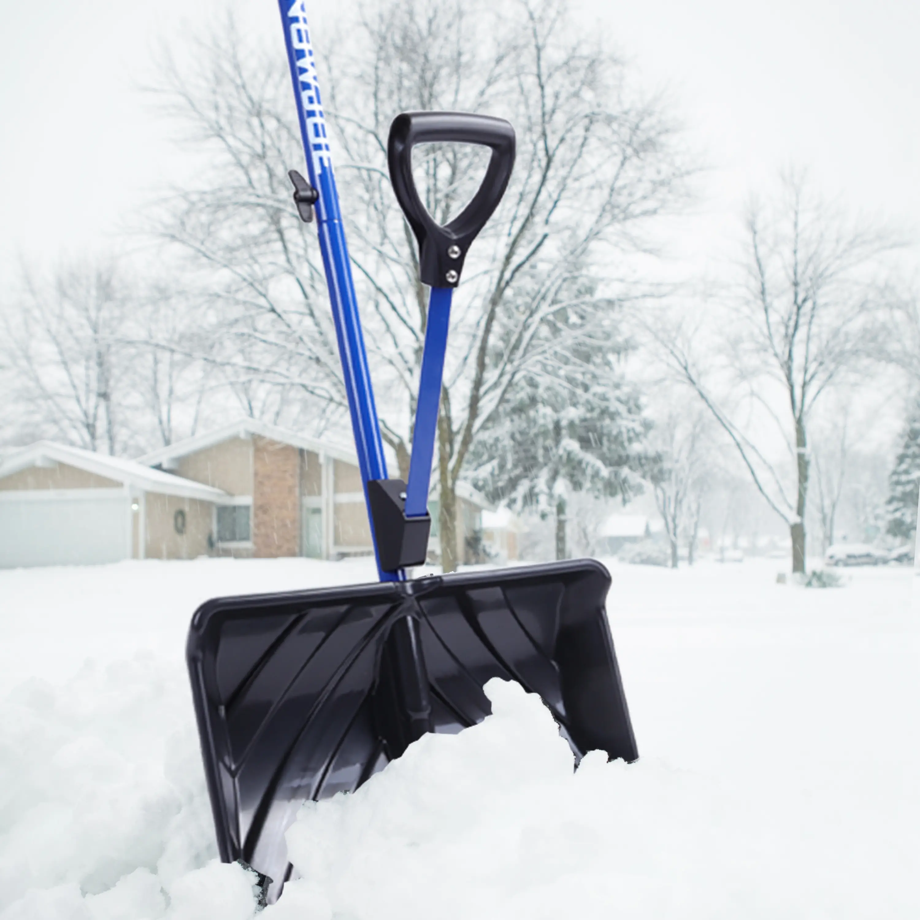 SJ-SHLV20 Snow Joe Shovelution Back Saving Snow Shovel-3