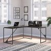 Rustic Gray 50 L-Shaped Desk - Refinery