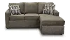 Norris Graphite Gray Queen Sleeper Sofa with Ottoman