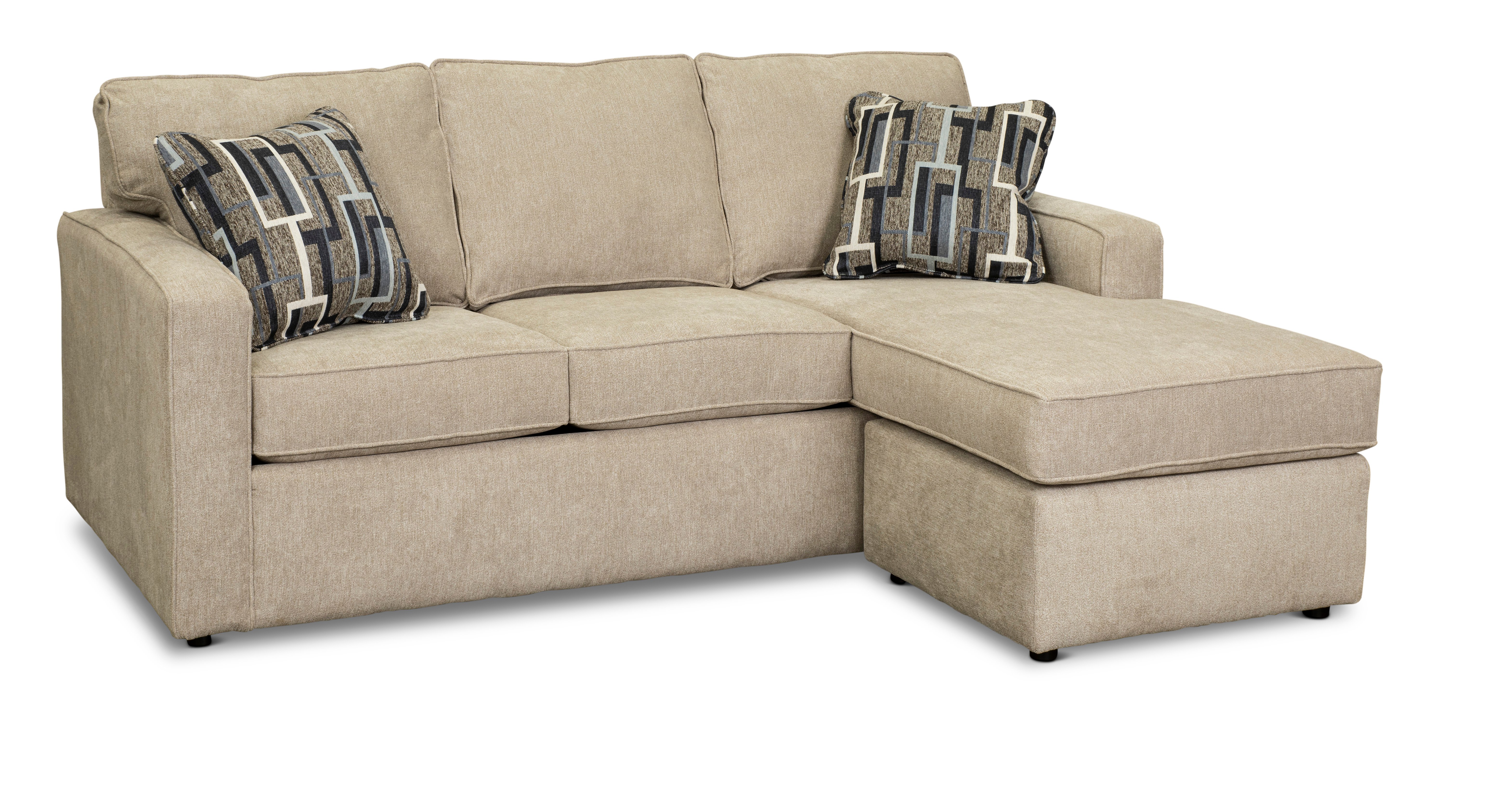 Norris Jute Beige Queen Sleeper Sofa with Ottoman-3