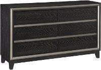 Contemporary Ebony Black Dresser - Draven
