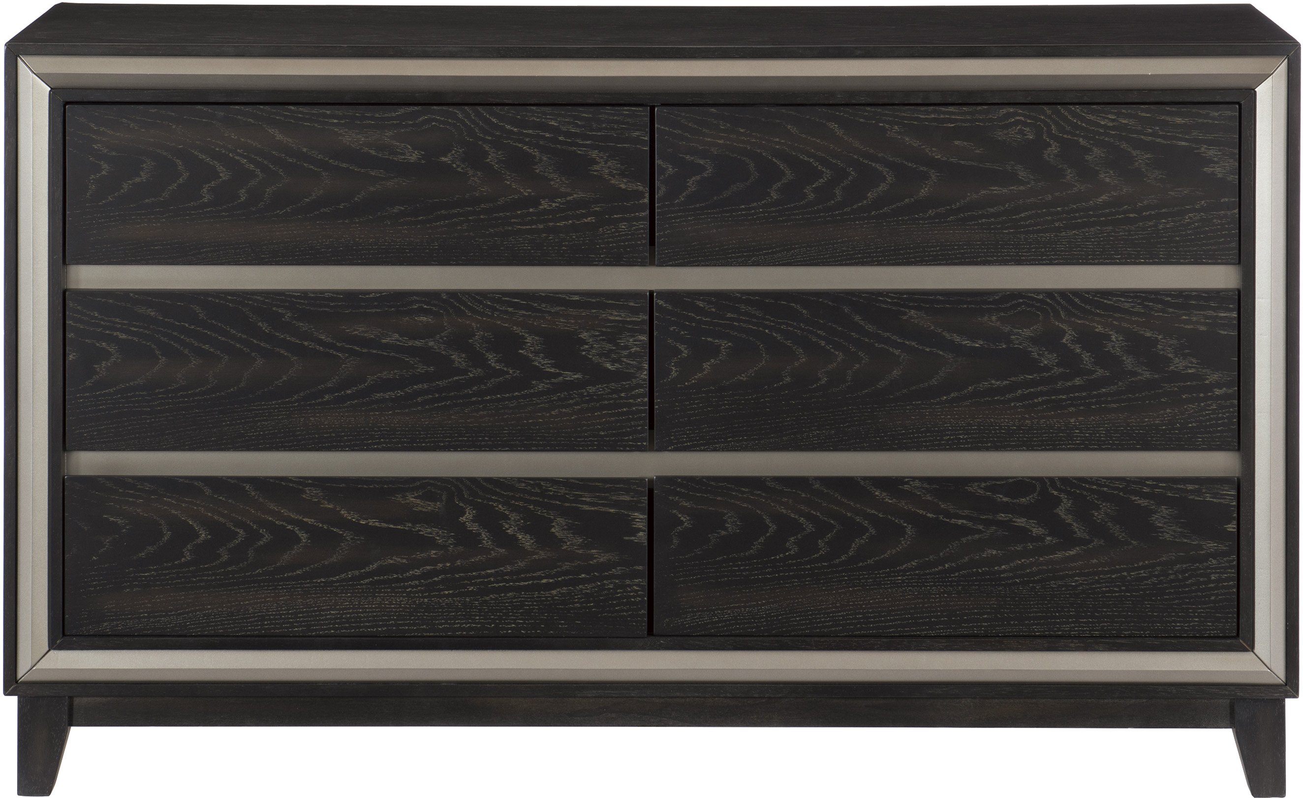 Contemporary Ebony Black Dresser - Draven-2