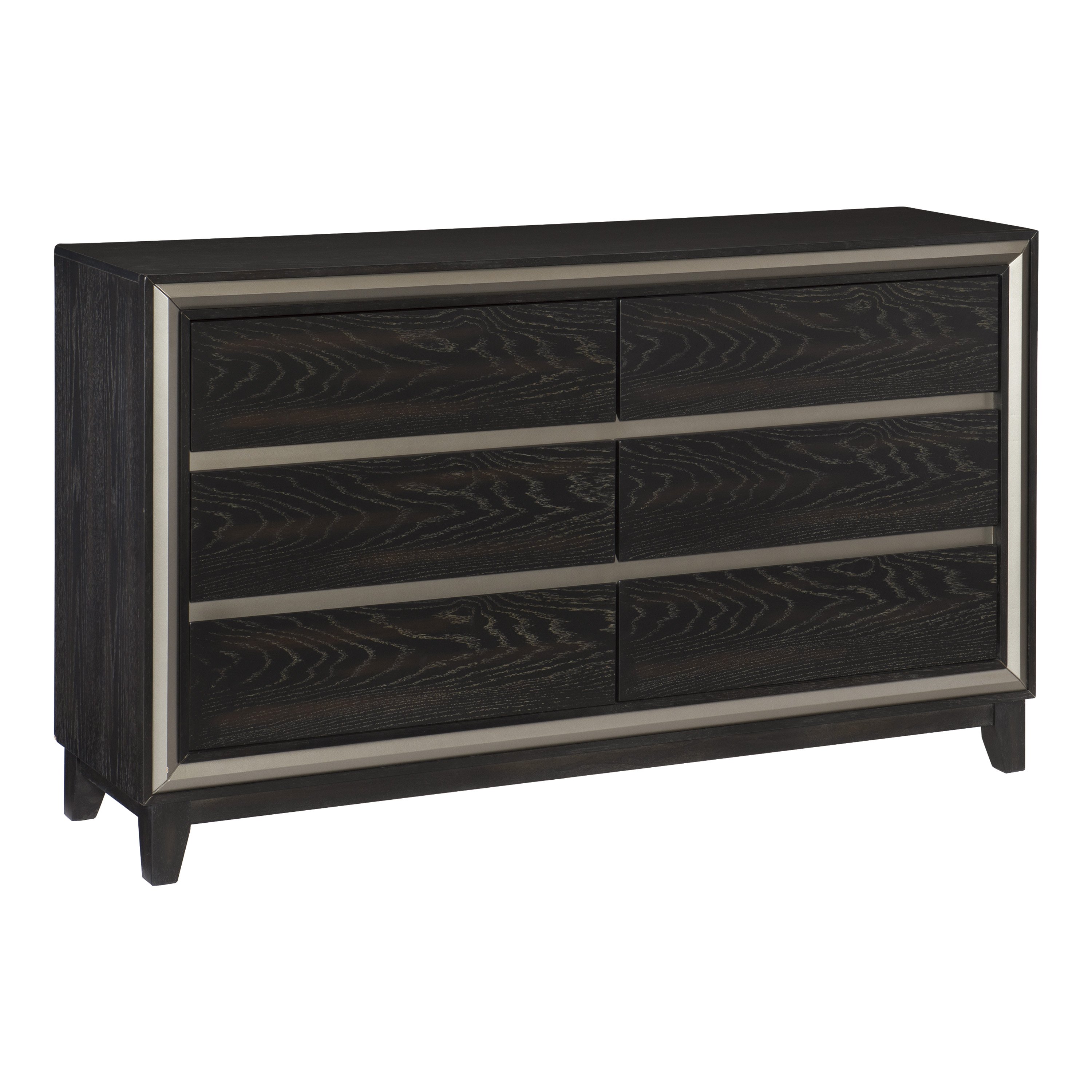 Contemporary Ebony 4 Piece King Bedroom Set - Draven-5
