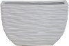 9 Inch White Ceramic Vase