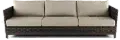 Nevis Ash Gray Patio Sofa