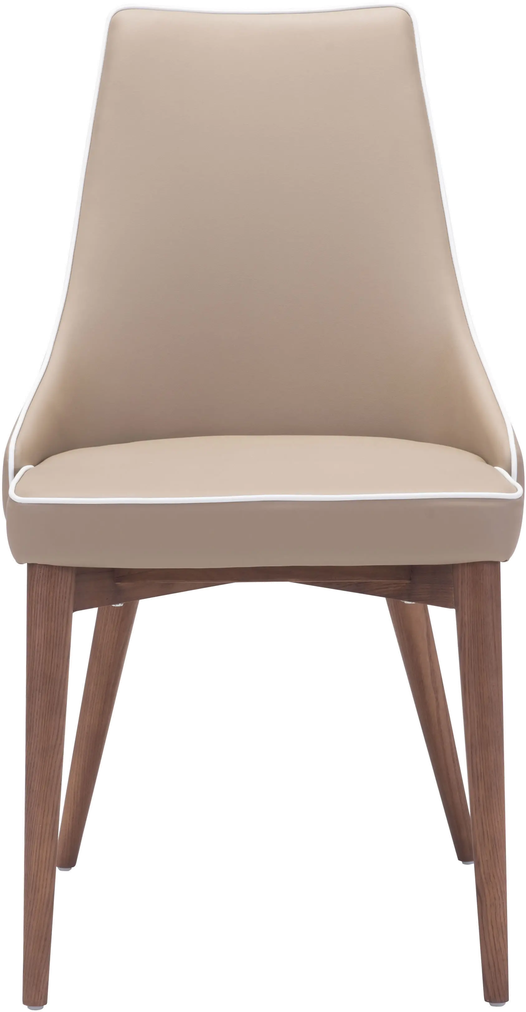 Beige Upholstered Dining Room Chair (Set of 2) - Moor-4