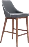 Gray Upholstered Counter Height Stool - Moor