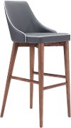 Gray Upholstered Bar Stool - Moor