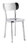 Silver Metal Dining Room Chair (Set of 2) - Winter