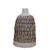 15 Inch Brown Ceramic Vase