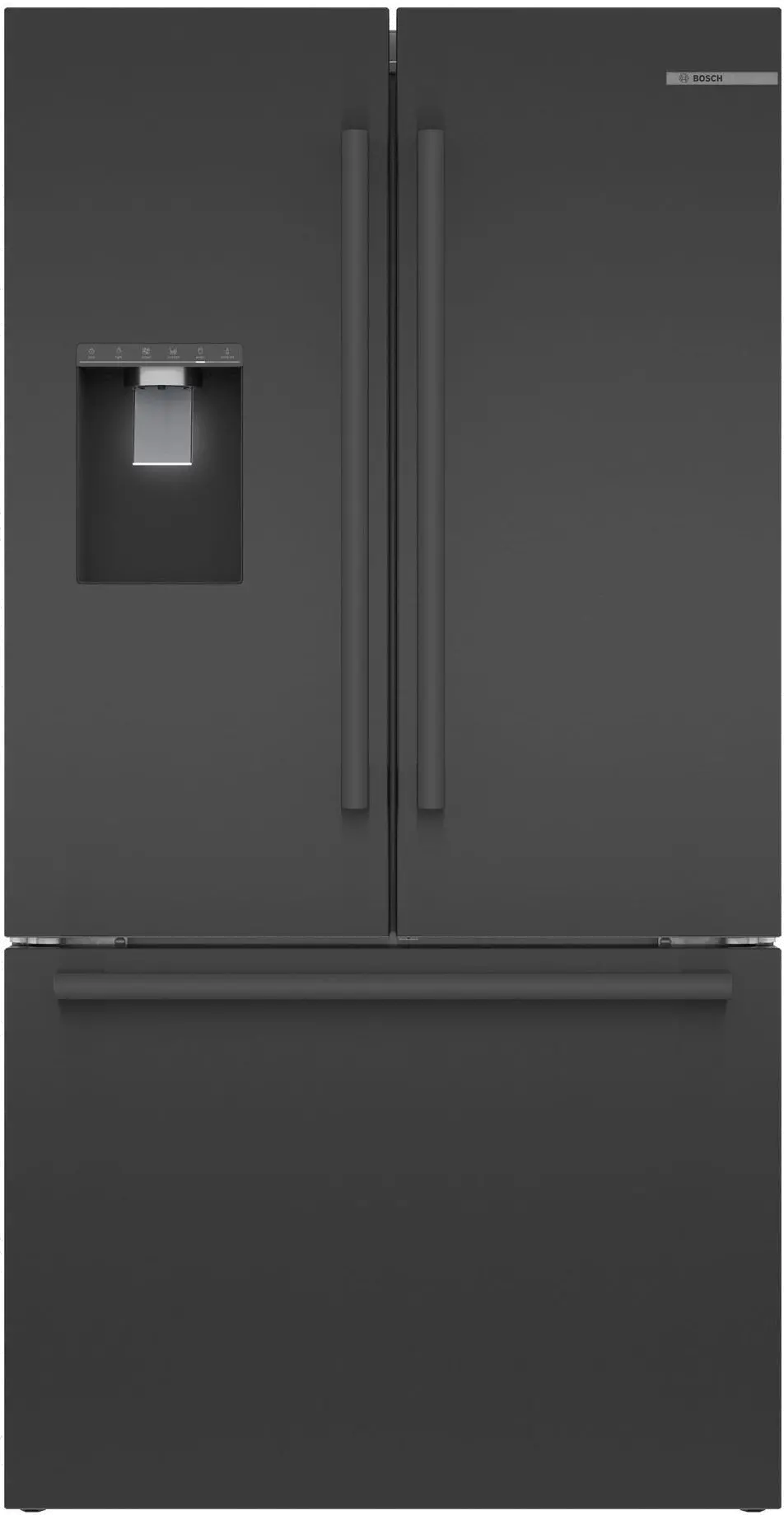 B36CD50SNB Bosch 21.6 cu ft French Door Refrigerator - Black Stainless Steel-1