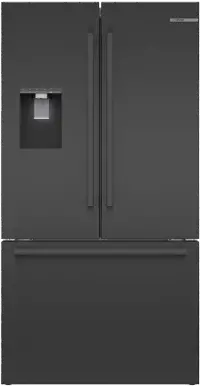 B36CD50SNB Bosch 21.6 cu ft French Door Refrigerator - Black Stainless Steel