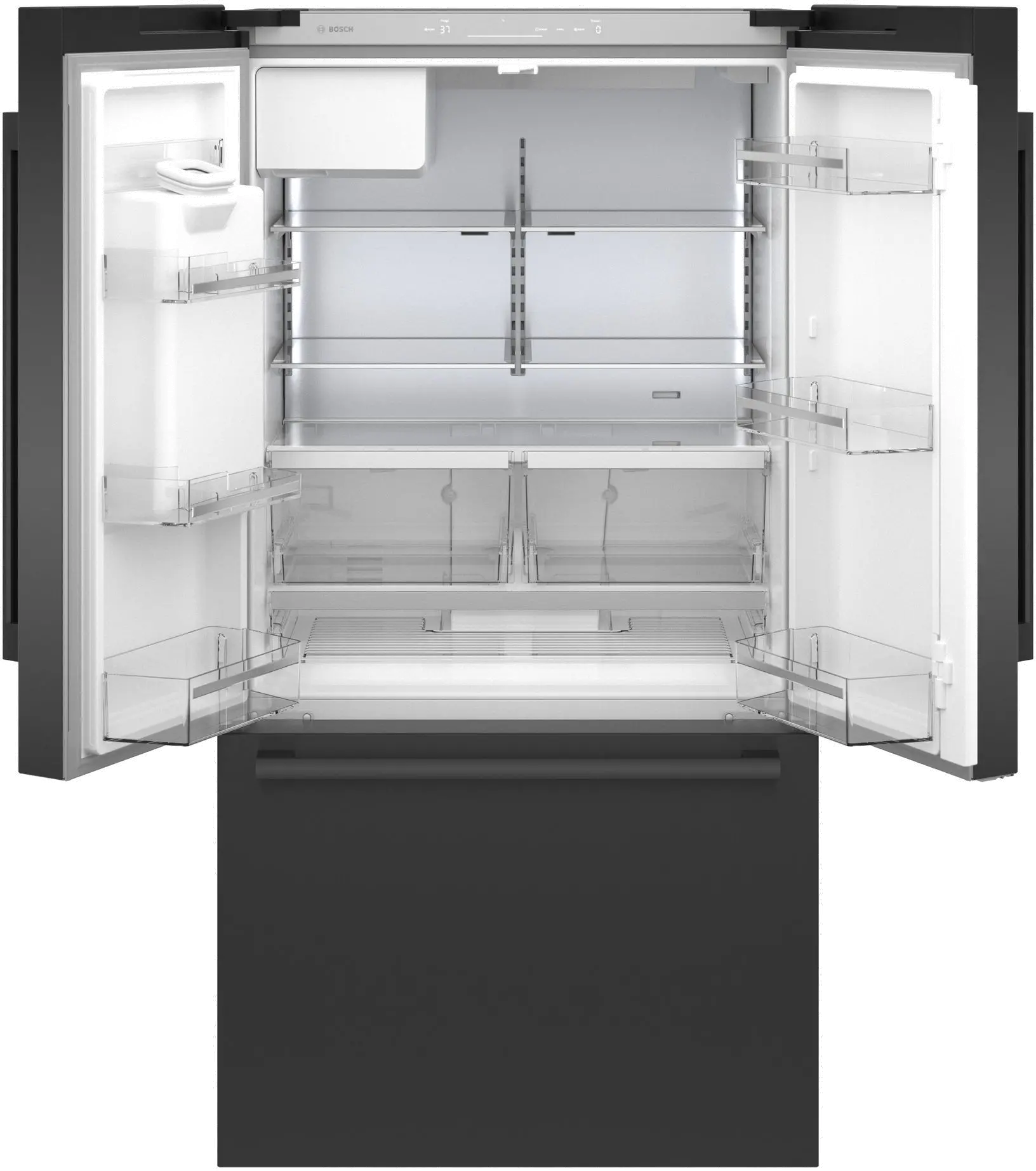B36CD50SNB Bosch 21.6 cu ft French Door Refrigerator - Black Stainless Steel-4