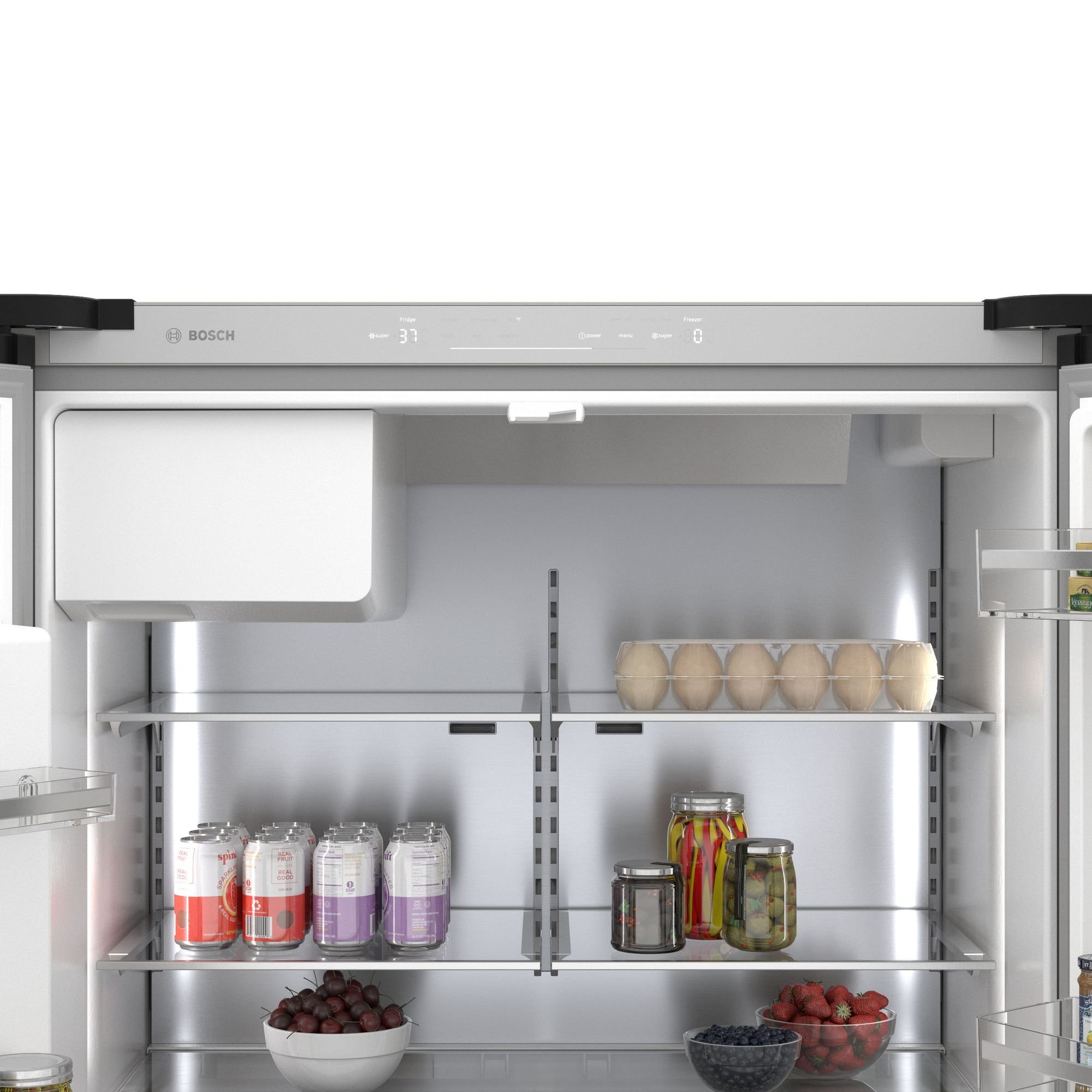 B36CD50SNB Bosch 36 Inch 500 Series French Door Refrigerator - 21.6 cu. ft. Black Stainless Steel-7