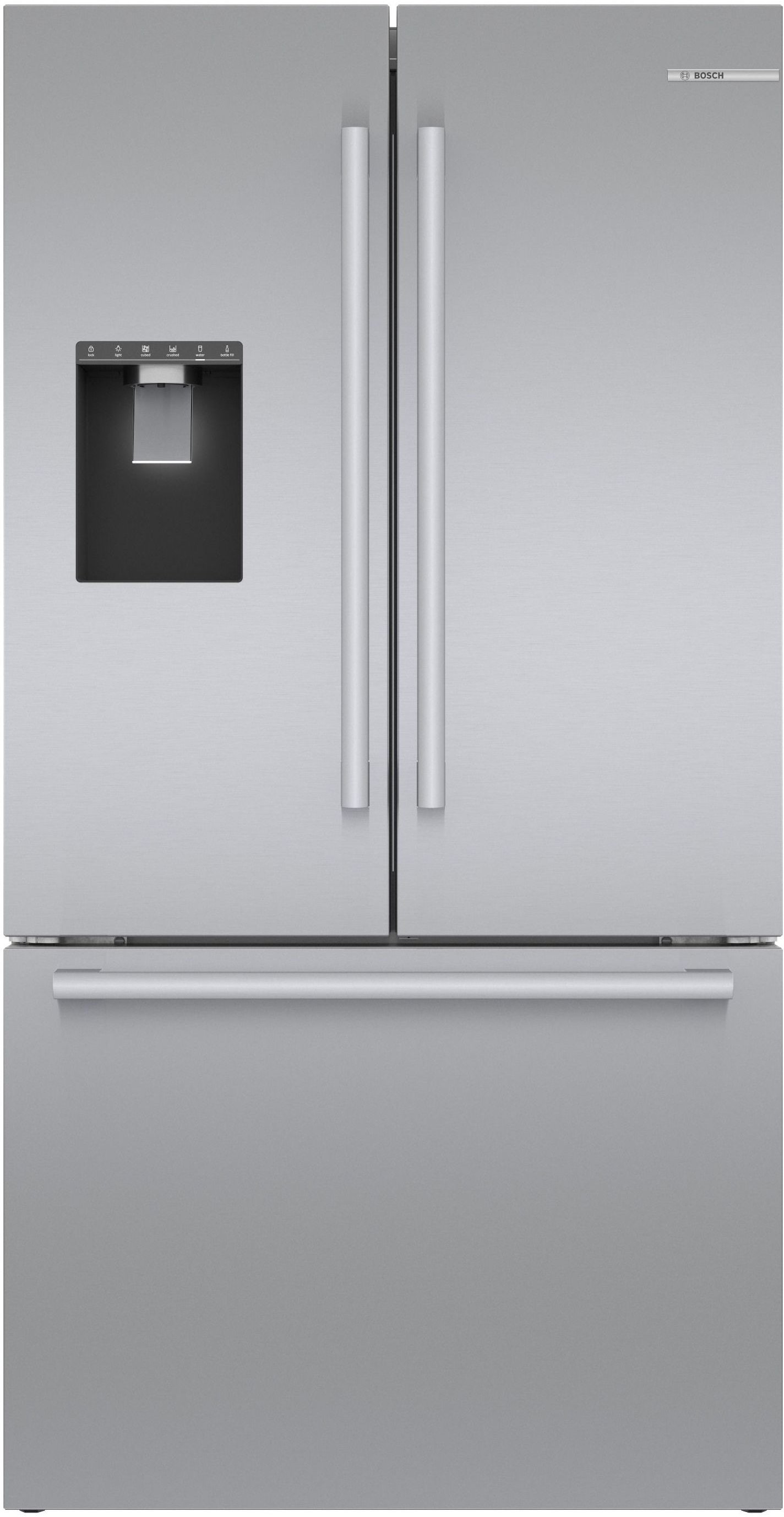 B36CD50SNS Bosch 21.6 cu ft 500 Series French Door Refrigerator - 36 W Stainless Steel-1
