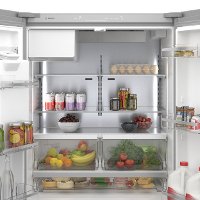 B36CD50SNS Bosch 36 Inch 500 Series French Door Refrigerator - 21.6 cu. ft. Easy Clean Stainless Steel-4