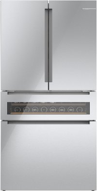 B36CL81ENG Bosch 800 Series Smart French Door Refrigerator with Refreshment Center - 21 cu. ft., Stainless Steel
