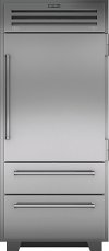 PRO3650/RH Sub-Zero 36 Inch Professional Bottom Freezer Refrigerator - Right Hinge