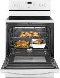 WFE320M0EW Whirlpool 30 Inch Electric Range - 4.8 cu. ft., White-2