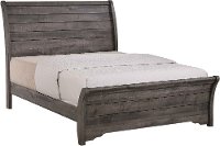 Classic Gray Queen Sleigh Bed - Carol-2