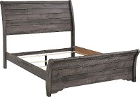 Classic Gray Queen Sleigh Bed - Carol-3