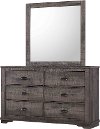 Classic Gray Dresser - Carol