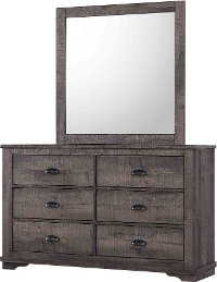 Classic Gray Dresser - Carol