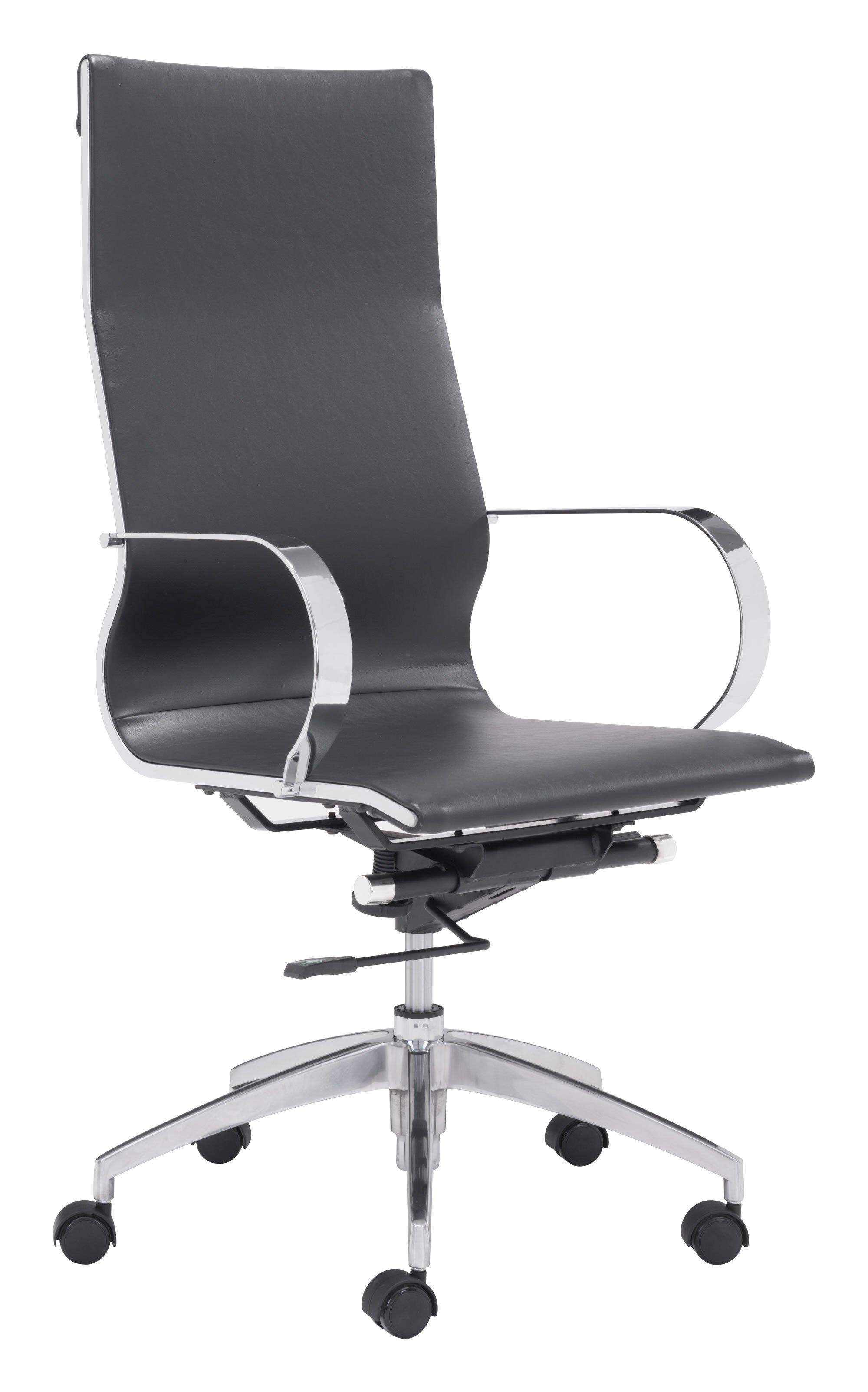Black High Back Office Chair - Glider-1