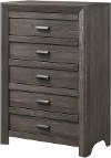 Clearance Rustic Contemporary Gray Chest of Drawers - Adelaide