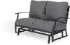 West Lake Gray Patio Gliding Loveseat