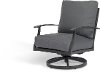 Gray Patio Swivel Patio Chair - West Lake