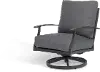 West Lake Gray Patio Swivel Patio Chair
