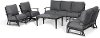 Contemporary Gray Patio Glider Chair - West Lake
