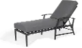 West Lake Gray Patio Chaise Lounge