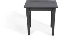 West Lake Contemporary Gray Patio End Table