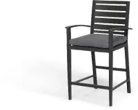 West Lake Gray Dining Patio Armchair