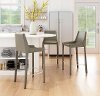 Gray Metal Bar Stool (Set of 2) - Fashion