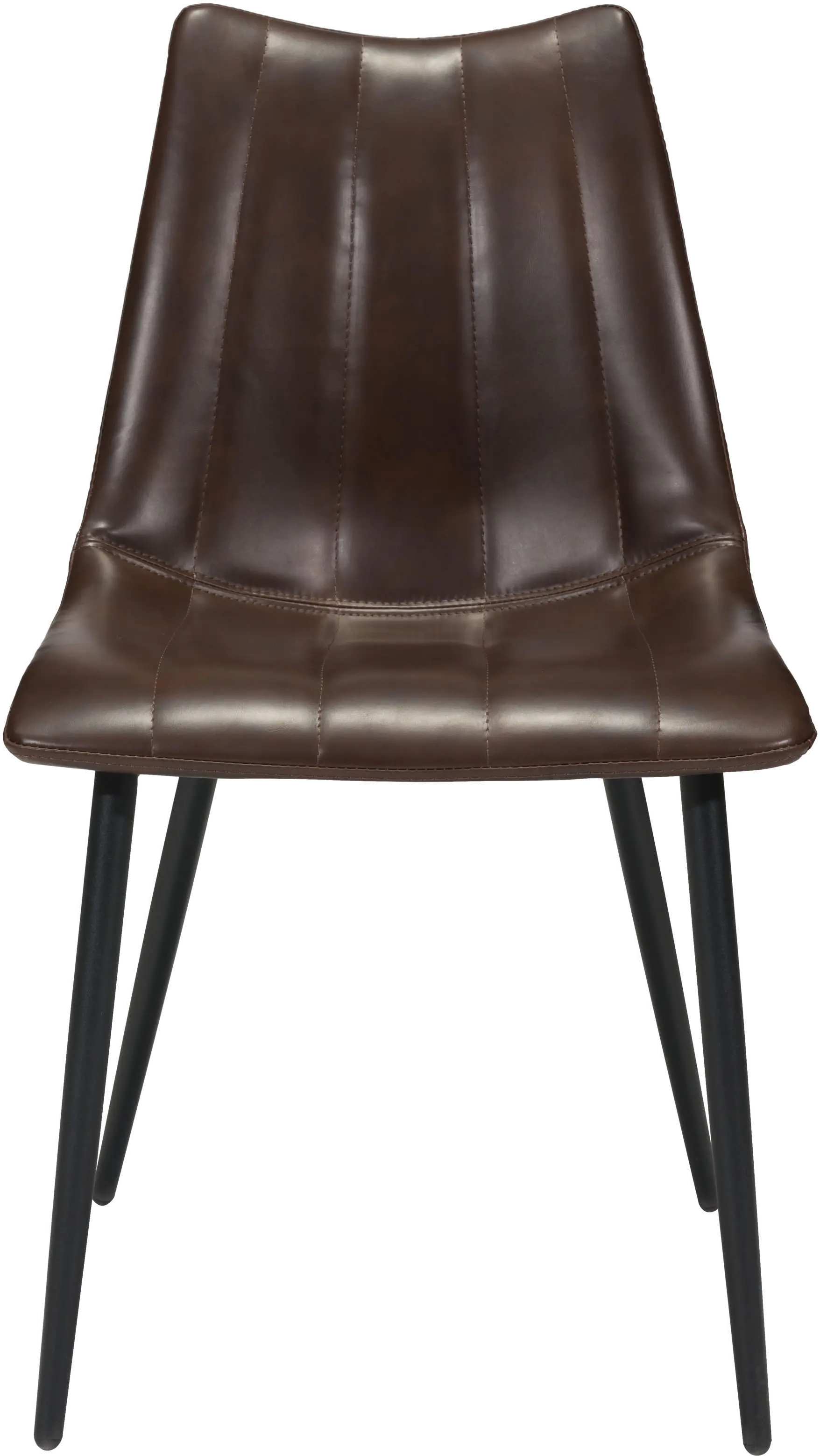Brown Bucket Seat Dining Room Chair (Set of 2) - Norwich-2