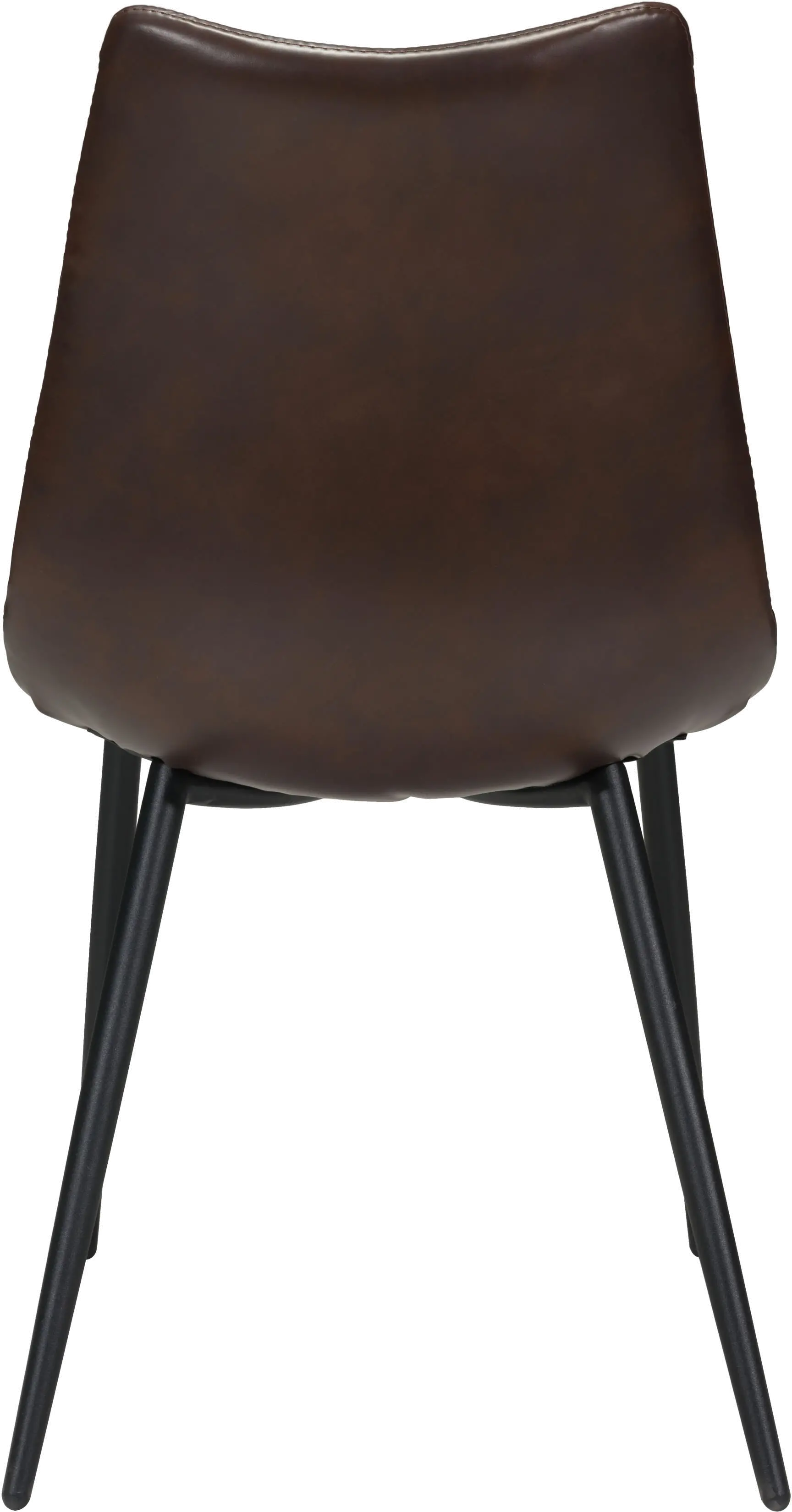 Brown Bucket Seat Dining Room Chair (Set of 2) - Norwich-4