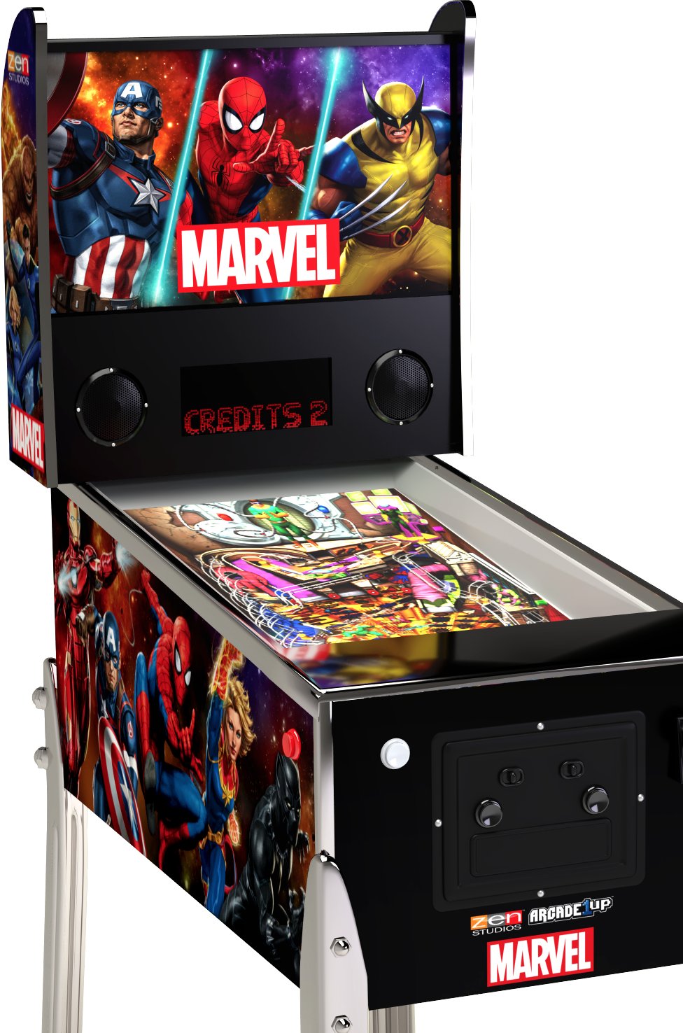 815221021891 Arcade 1UP Marvel Pinball Machine-5
